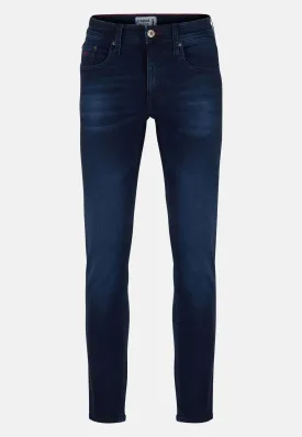 6th Sense Braxten Stretch Straight Cut Jeans - Blue Black