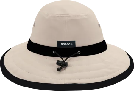 Ahead Palmer Canvas Sun Hat with Large Brim and Accent Trim-4 Colors