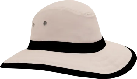 Ahead Palmer Canvas Sun Hat with Large Brim and Accent Trim-4 Colors