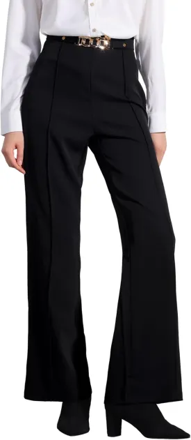 Allegra K Women's Straight Leg Pleated High Waisted Office Business Slacks Casual Pants