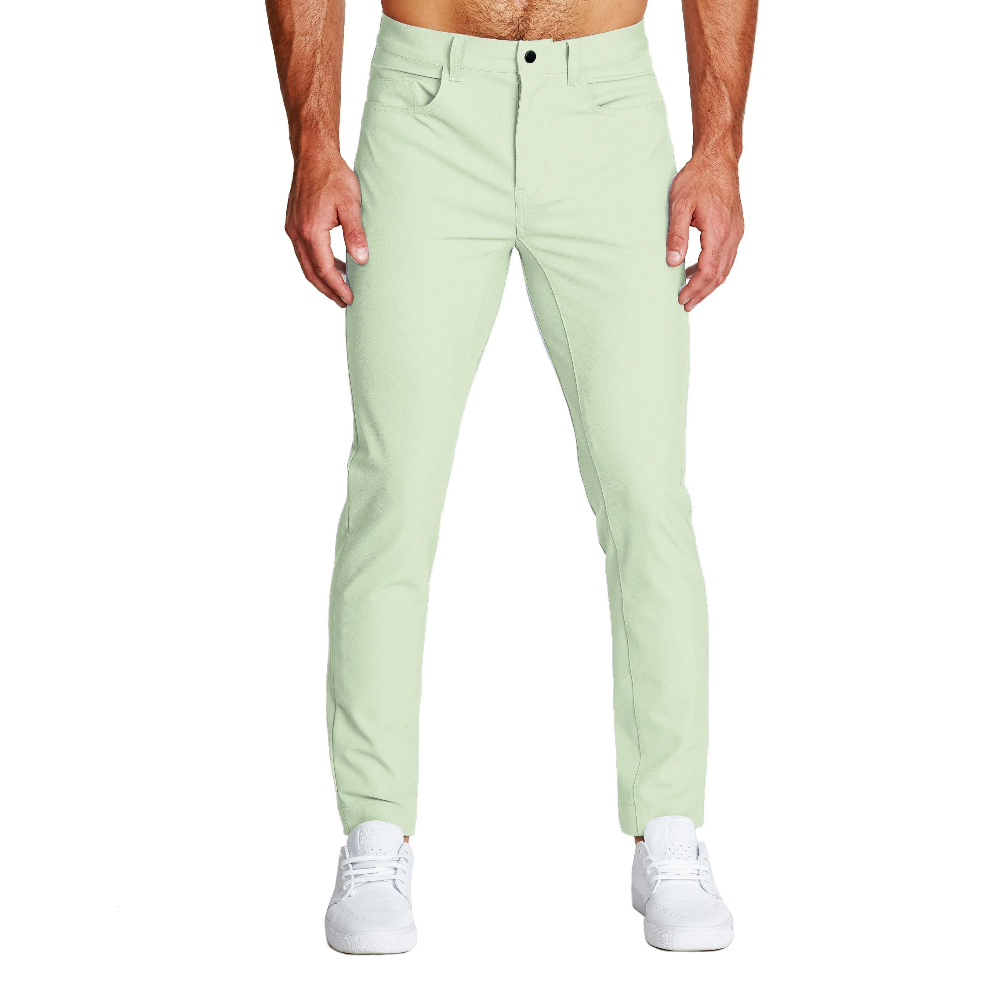 Athletic Fit Stretch Tech Chino - Mint Green
