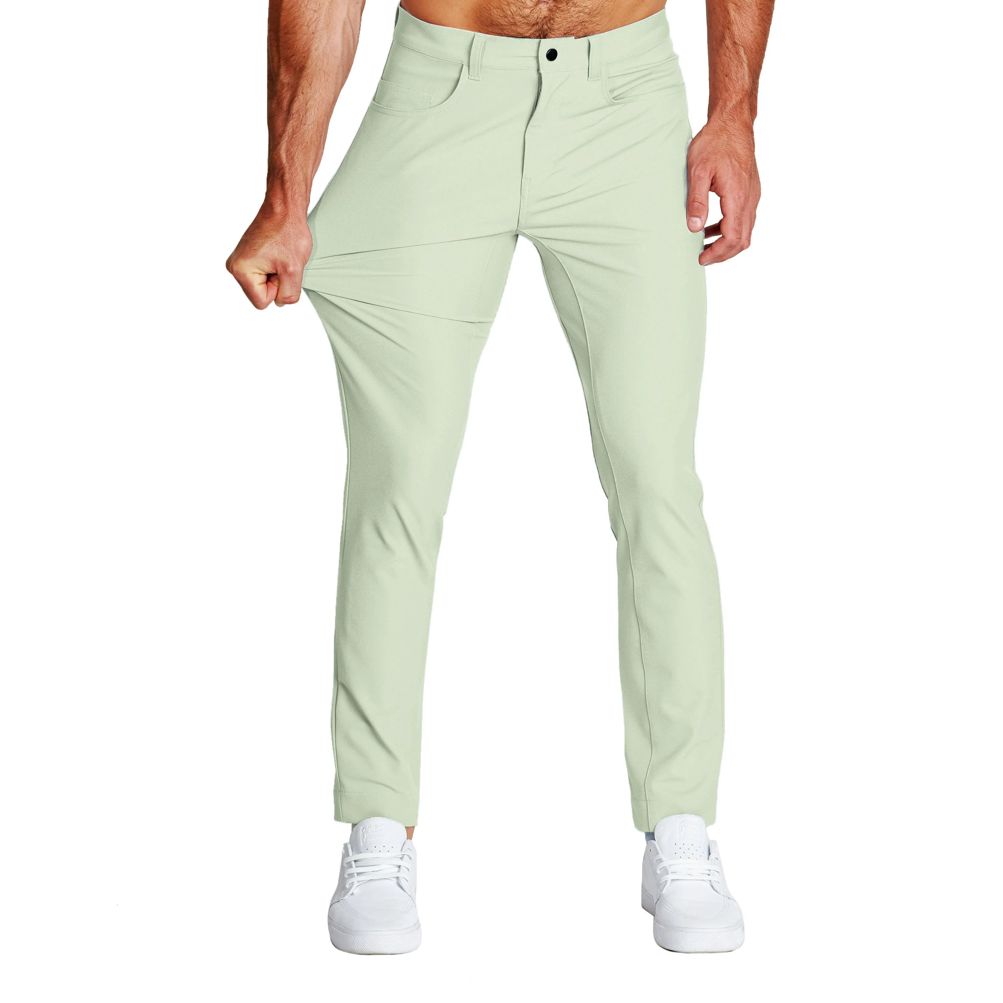 Athletic Fit Stretch Tech Chino - Mint Green