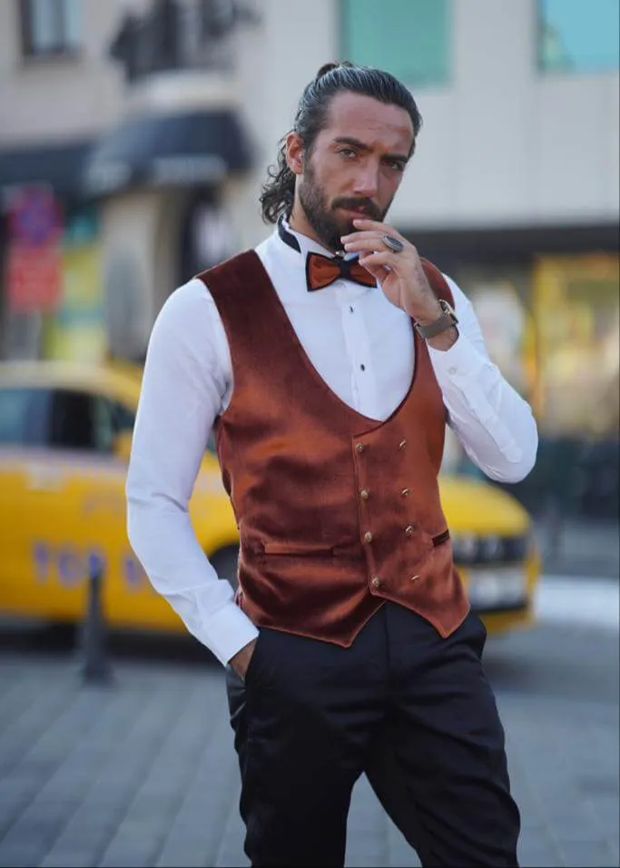 Carey White & Camel Tuxedo