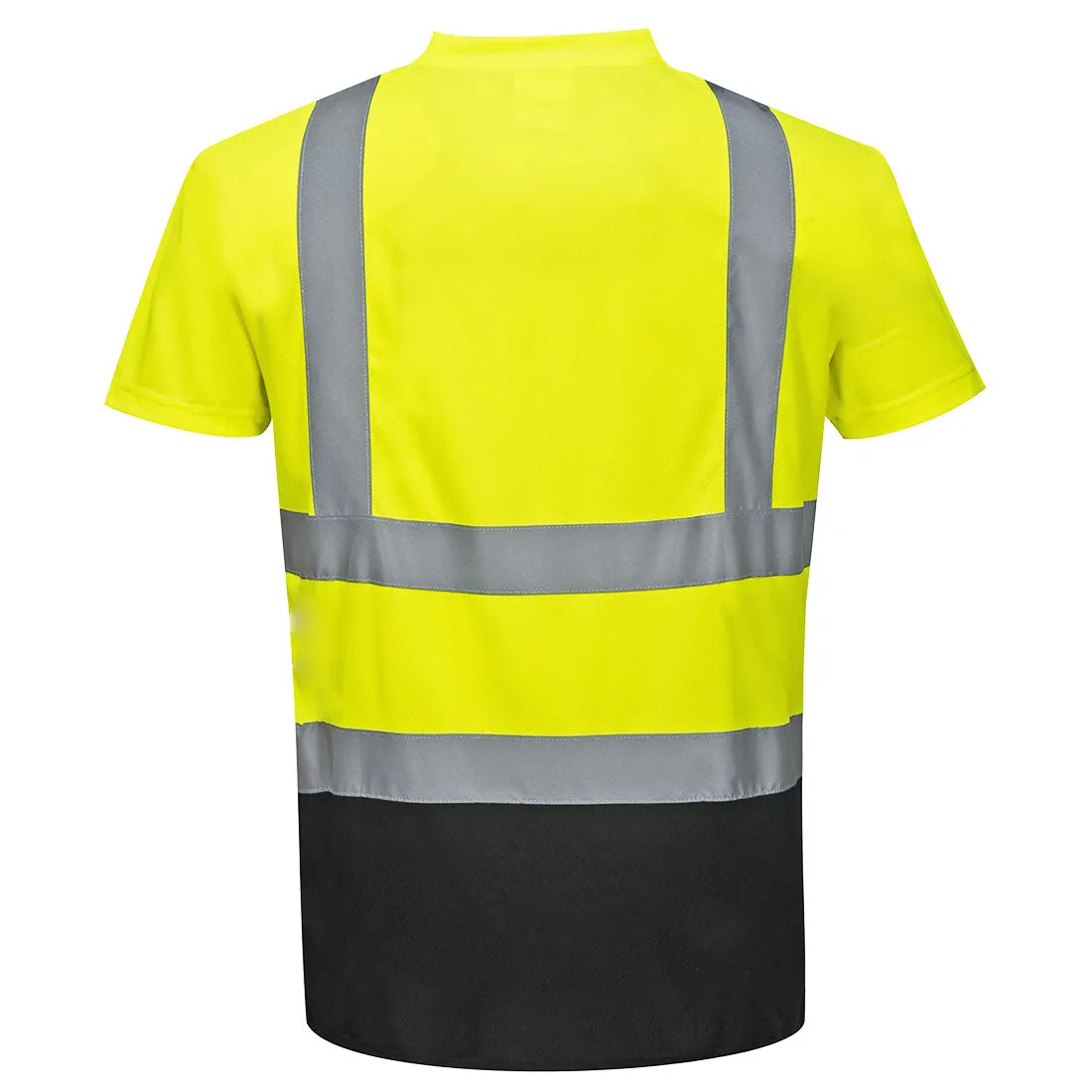 Custom Class 2 Safety T-Shirt Two Tone With Black Bottom