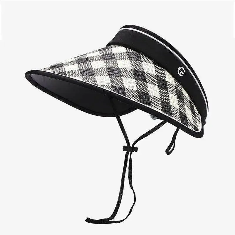 Elevate Your Wardrobe with the Eco-Chic Plaid Natural Grass Sun Hat