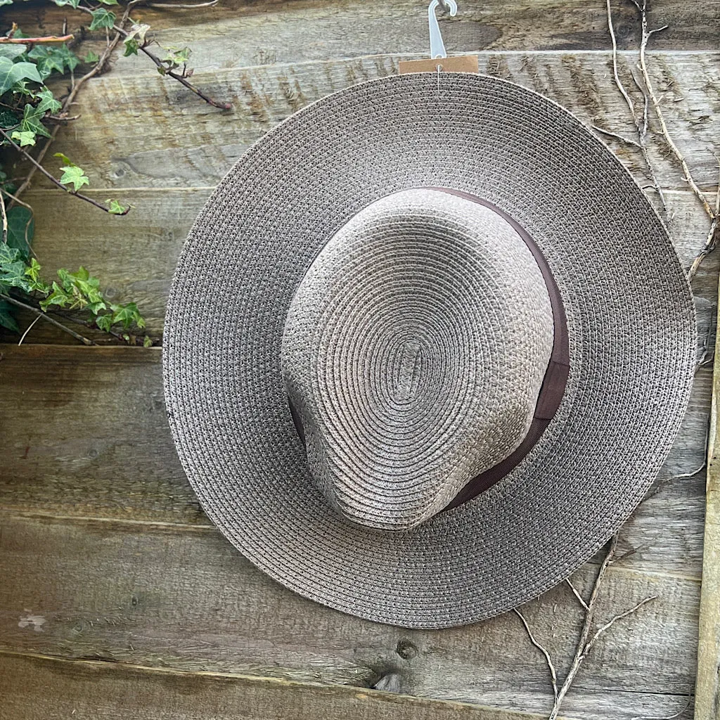 Latte Panama Foldable Hat