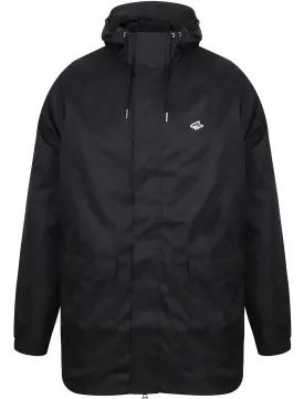 Litcham Lightweight Parka Jacket In Black - Le Shark