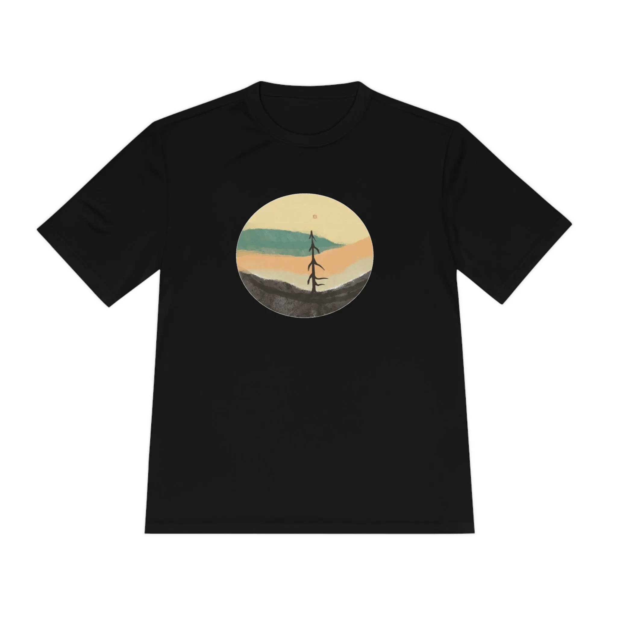 Lone Pine Sunset Unisex Moisture Wicking Tee