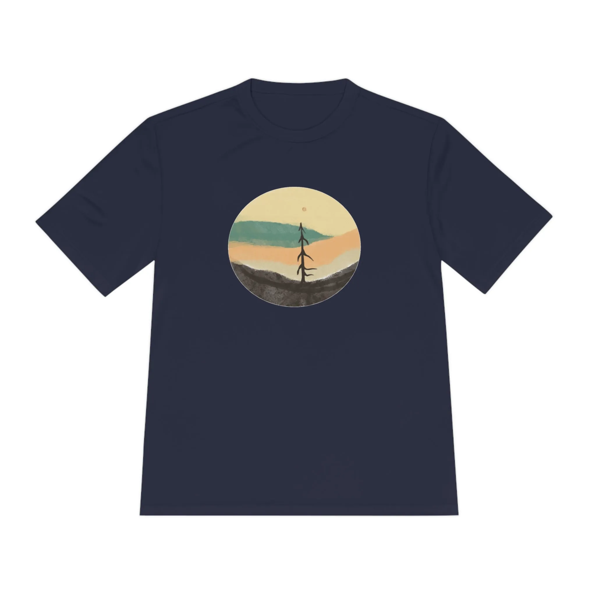 Lone Pine Sunset Unisex Moisture Wicking Tee