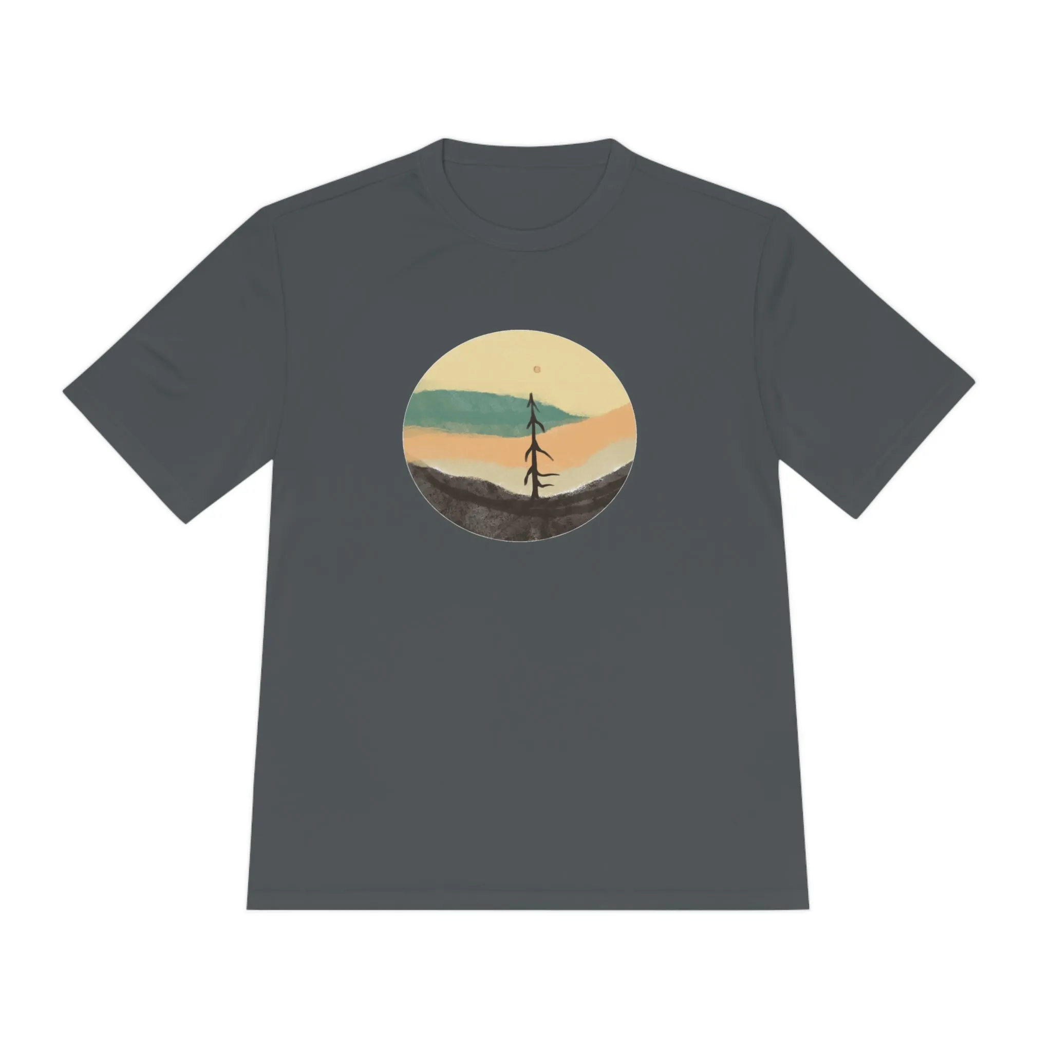 Lone Pine Sunset Unisex Moisture Wicking Tee