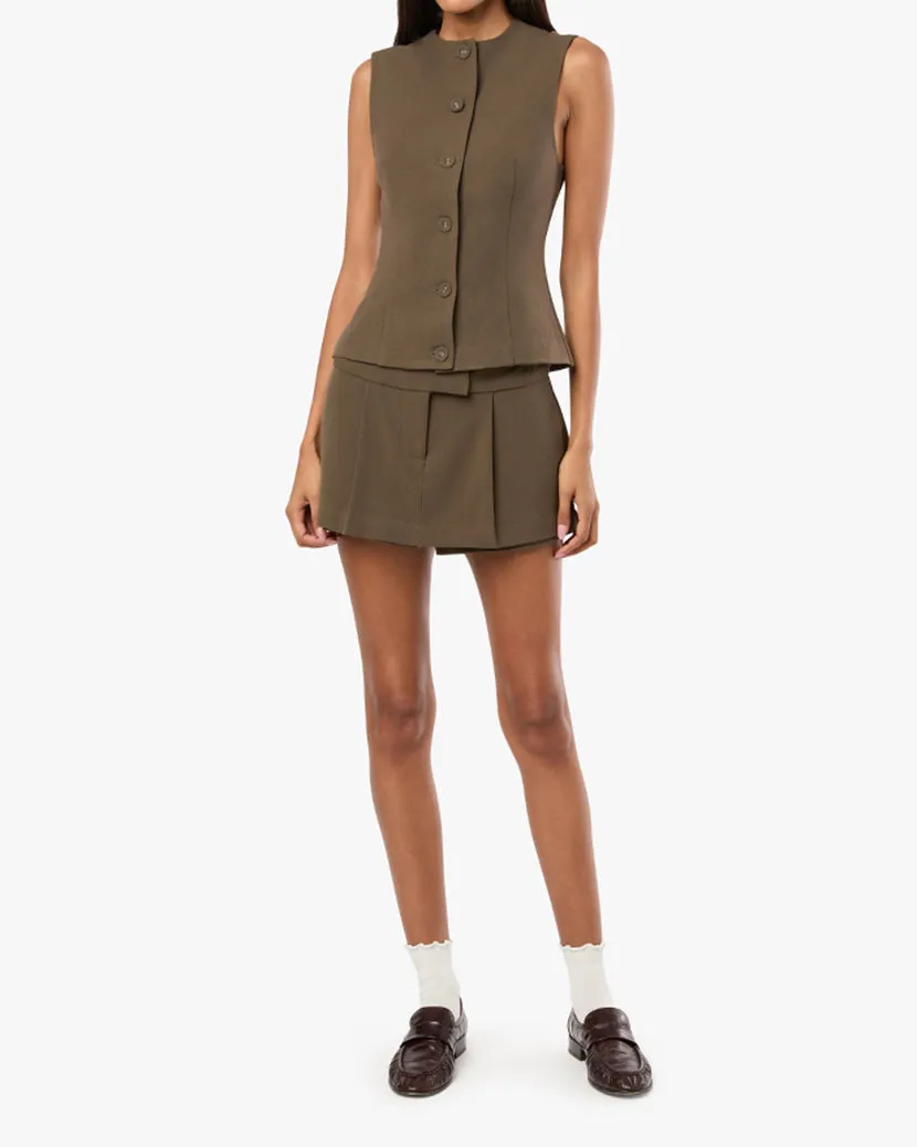 Mini Suiting Skort