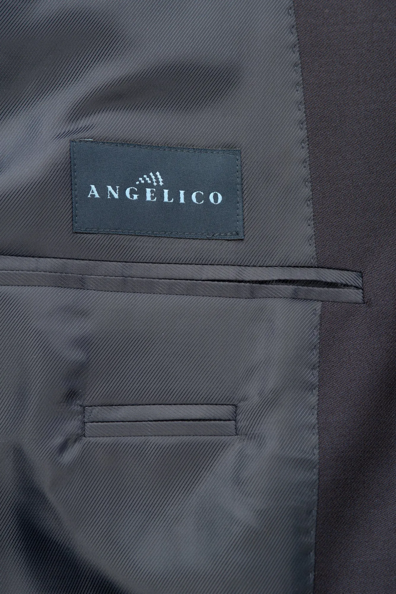 Navy Cool Wool Suit by Angelico