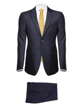 Navy Cool Wool Suit by Angelico