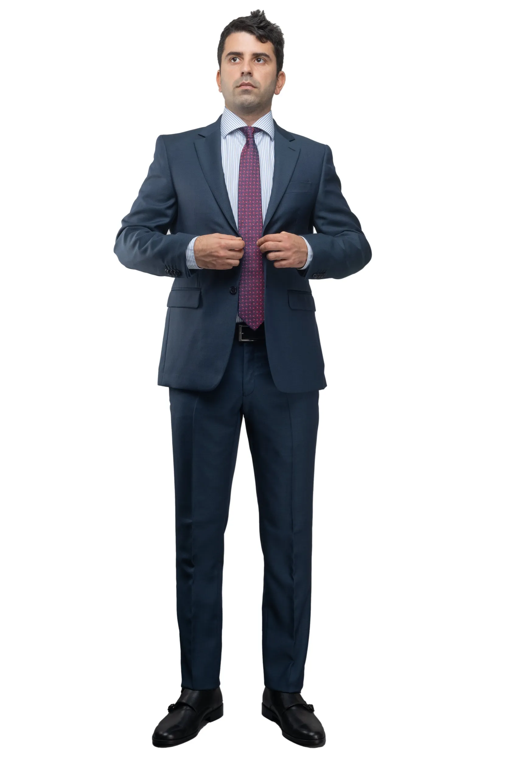 Optanium Blue Operato Wool Suit by Marlane