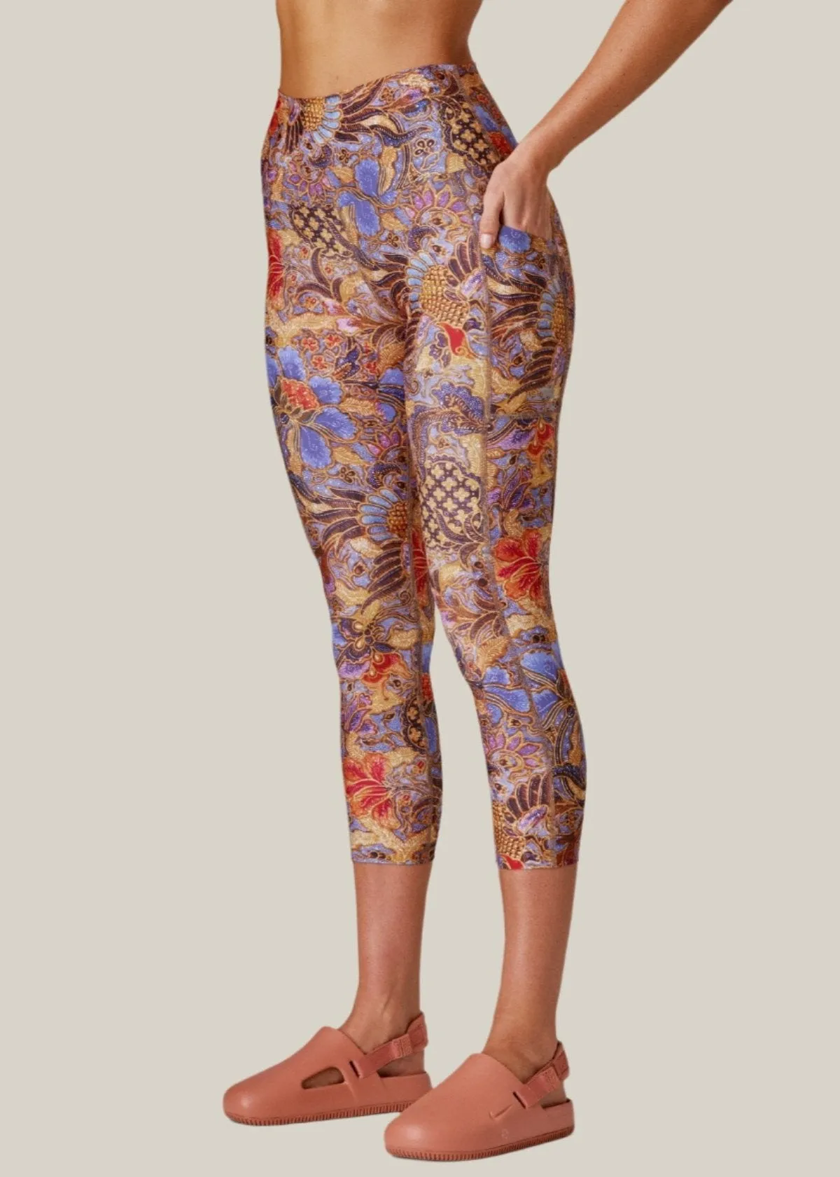 Power Luxe Pocket 7/8 Tights - Tiara