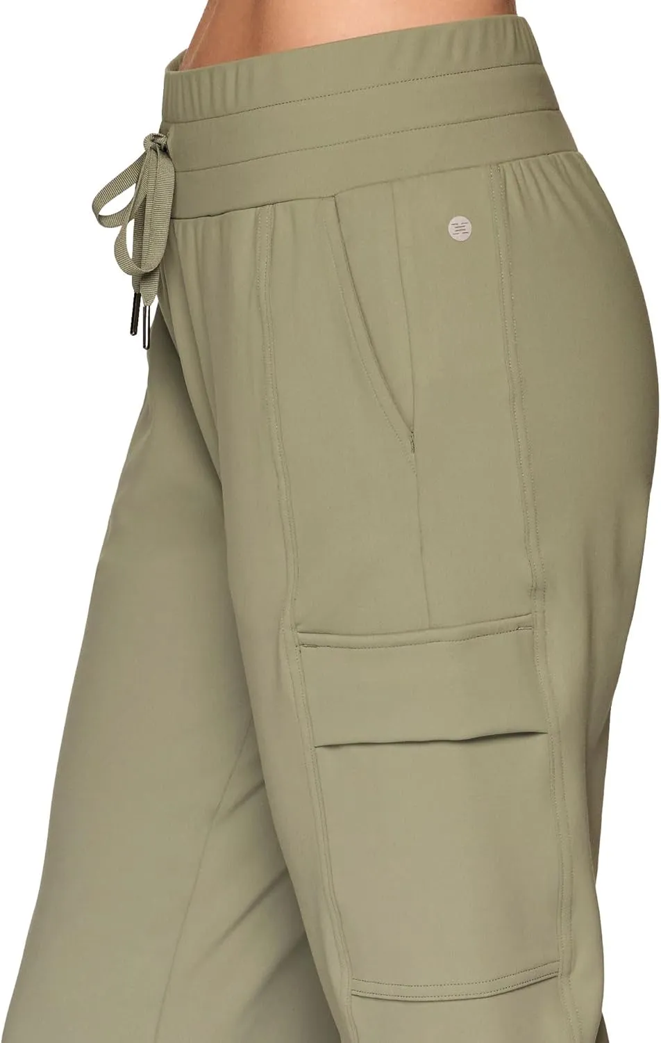 RBX Activewear Women's Jogger Pant Cargo Pants, Lightweight Buttery Soft Full Length Jogger Sweatpants with Pockets