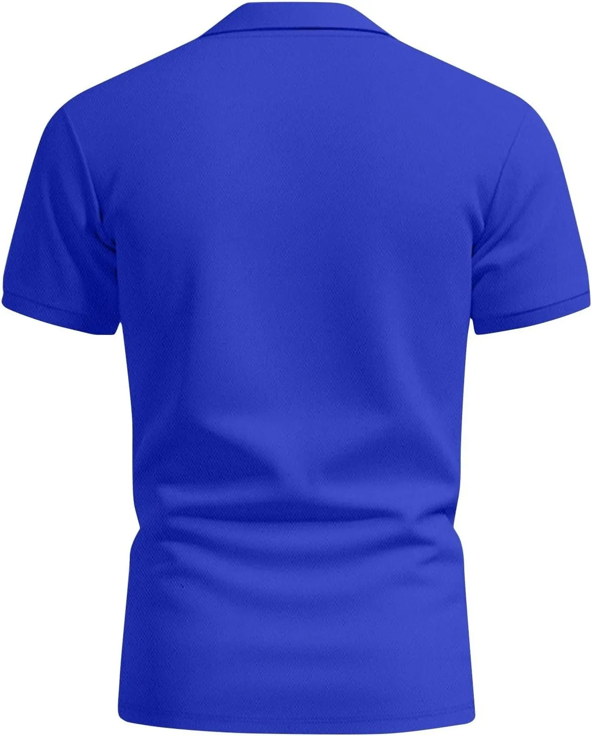 RTRDE Men's Casual Golf Shirts Short Sleeve Solid Color Business Casual Work Collared Shirts with Pocket Polos, M-5XL