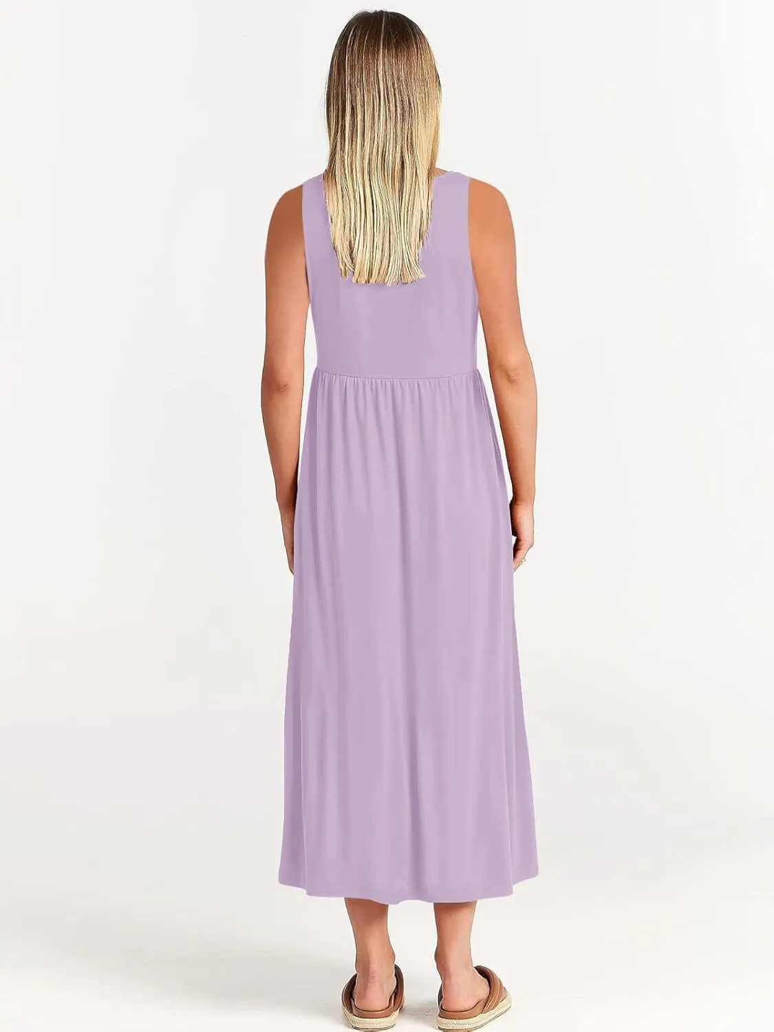 SAUKOLE Women's Summer Sleeveless Strapless Ruffle Off The Shoulder Swing Cocktail Party Dress