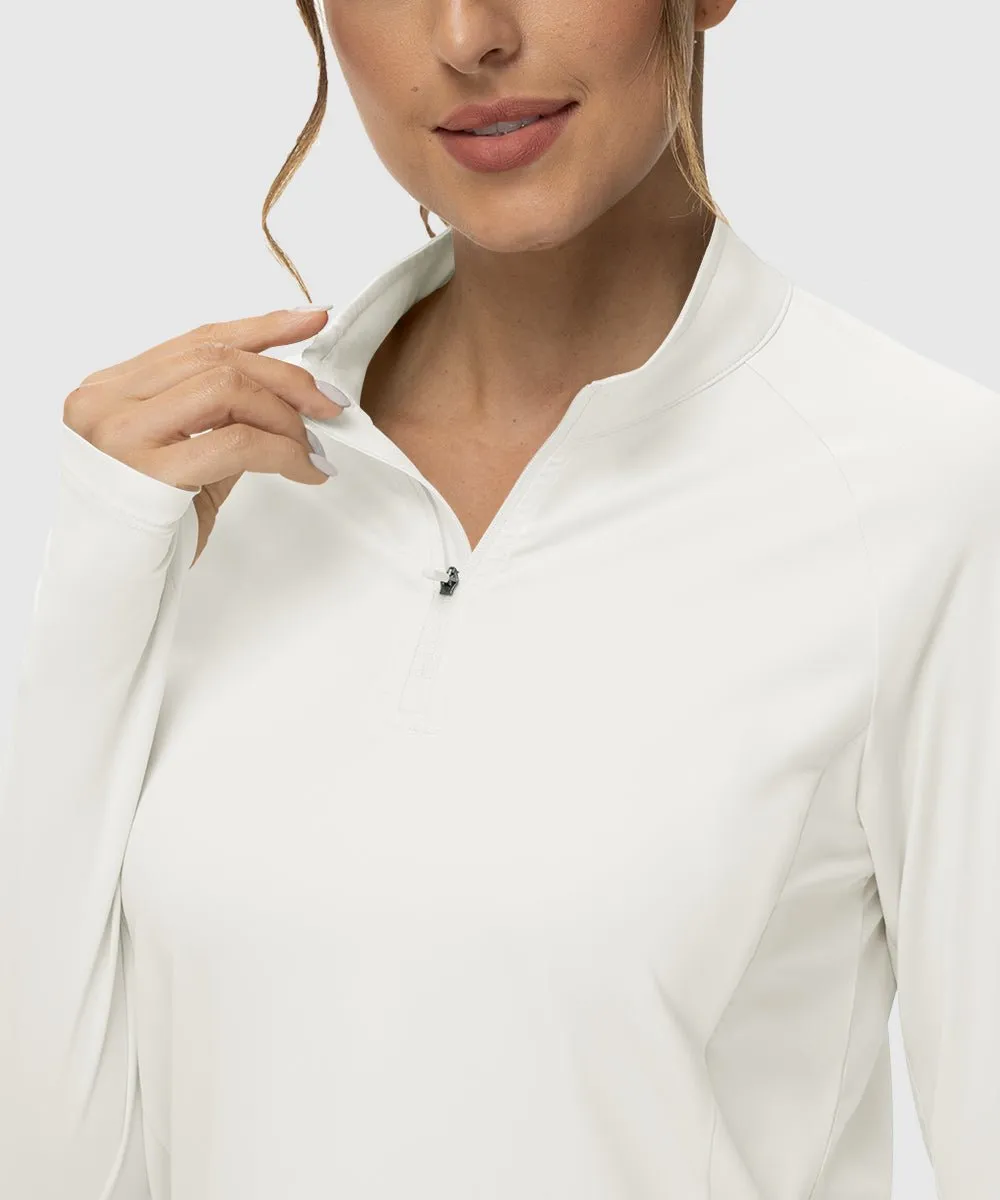 Women's Quarter Zip Sun Protection Garment