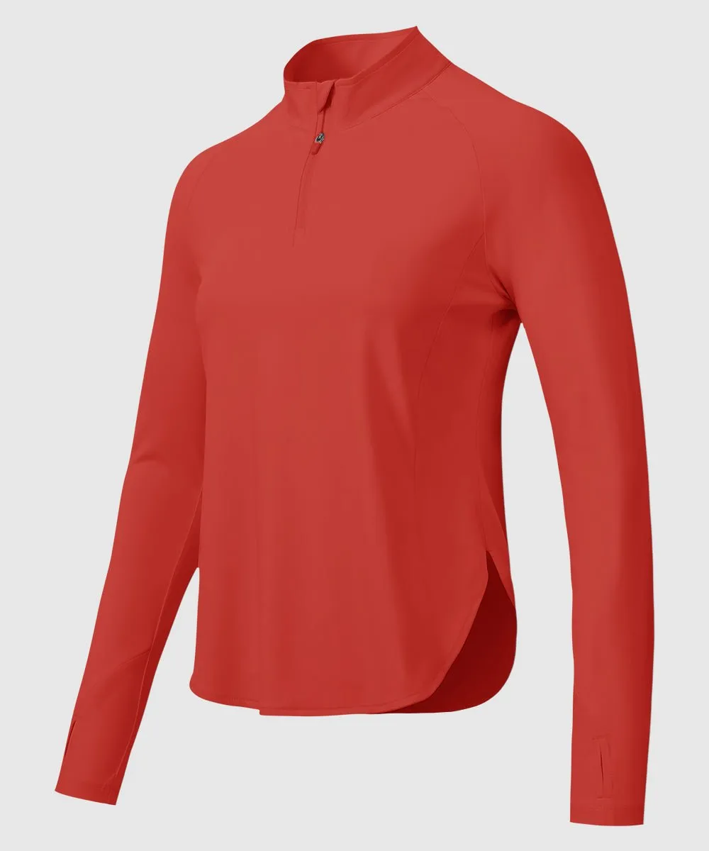 Women's Quarter Zip Sun Protection Garment