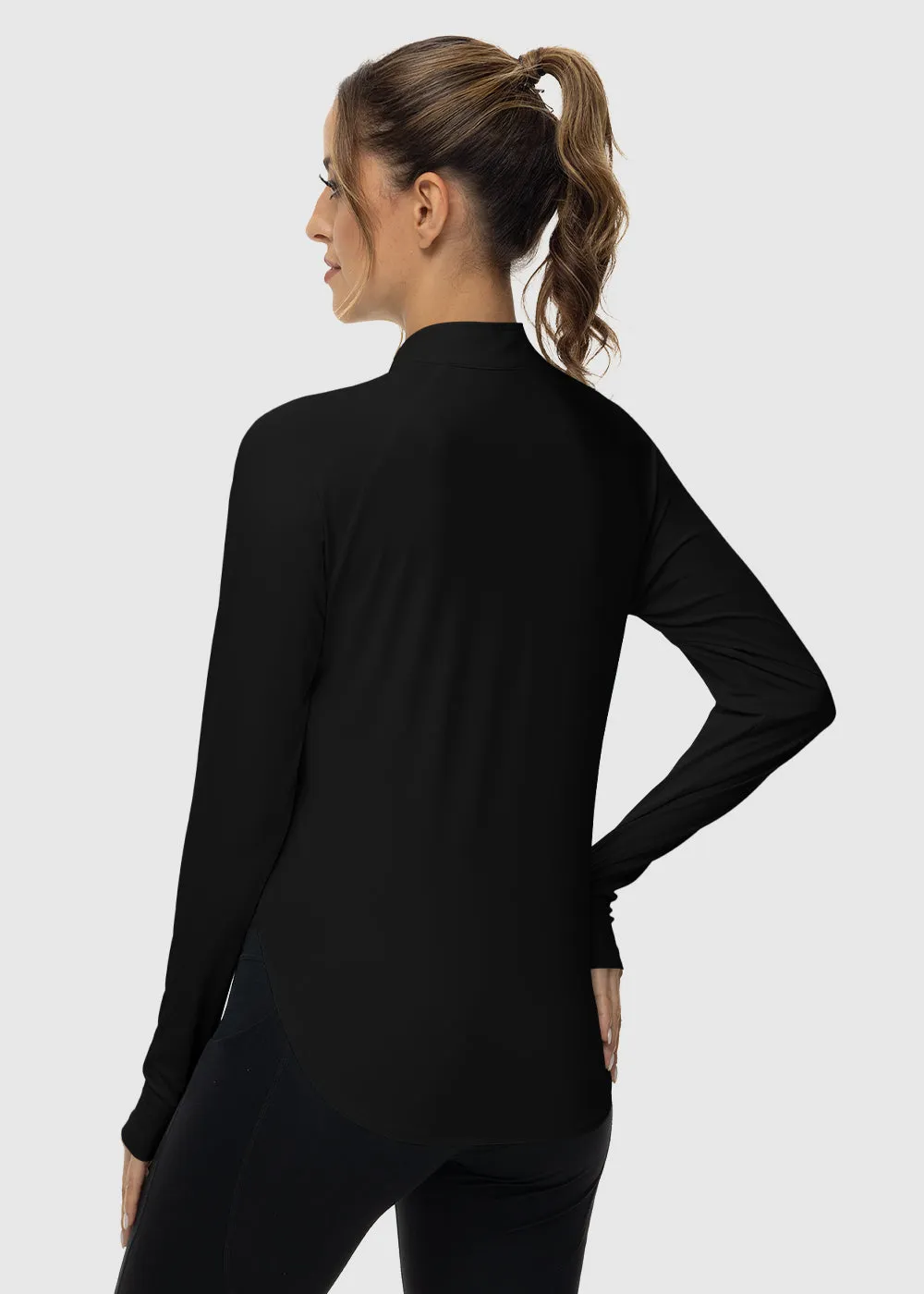 Women's Quarter Zip Sun Protection Garment