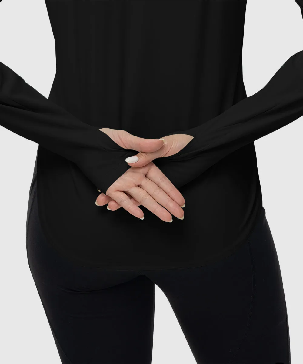Women's Quarter Zip Sun Protection Garment