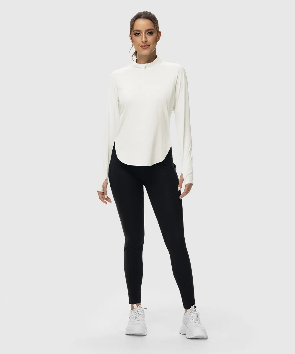 Women's Quarter Zip Sun Protection Garment