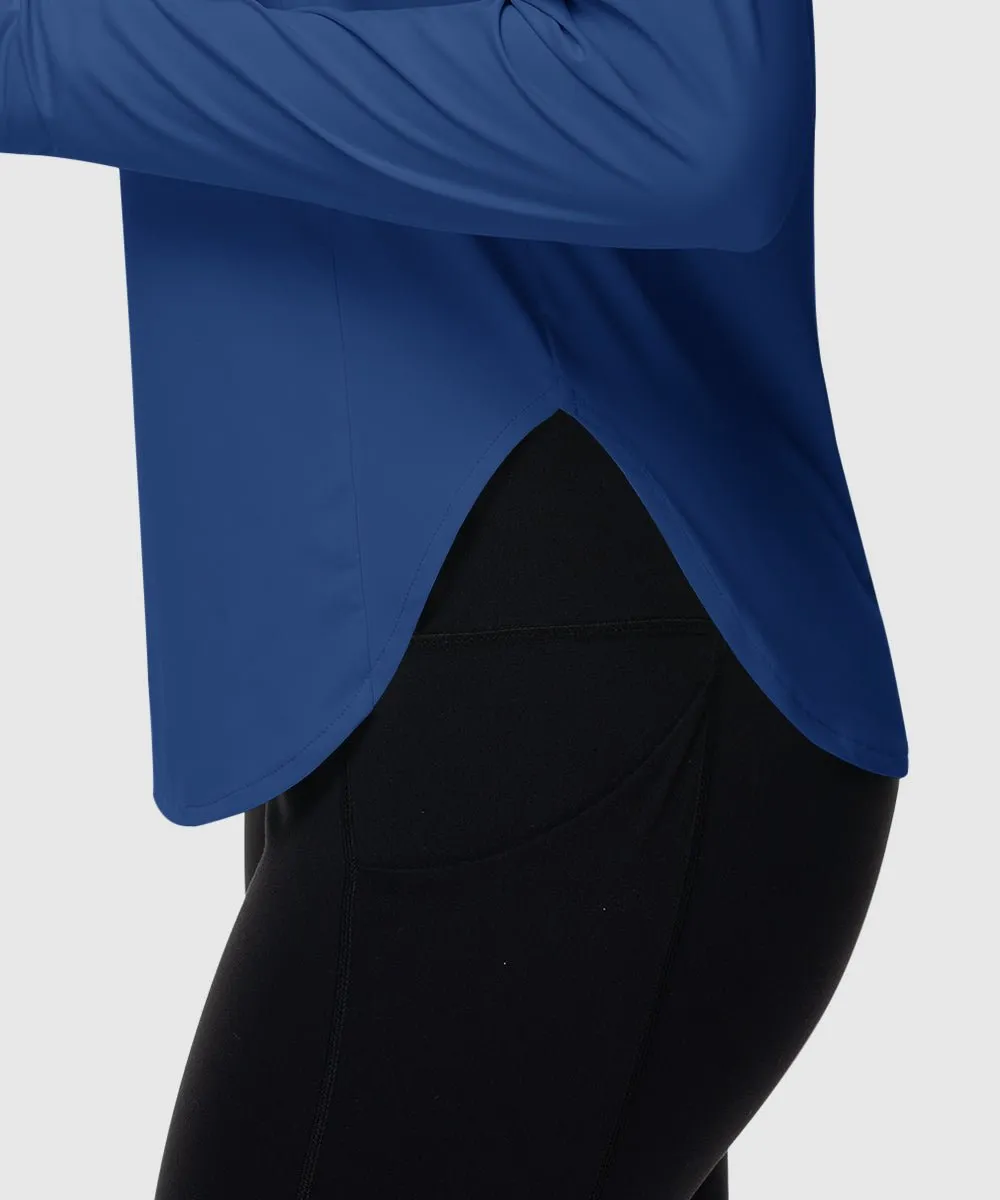 Women's Quarter Zip Sun Protection Garment