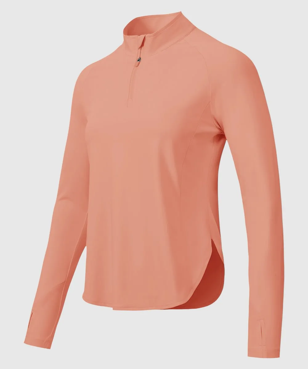 Women's Quarter Zip Sun Protection Garment