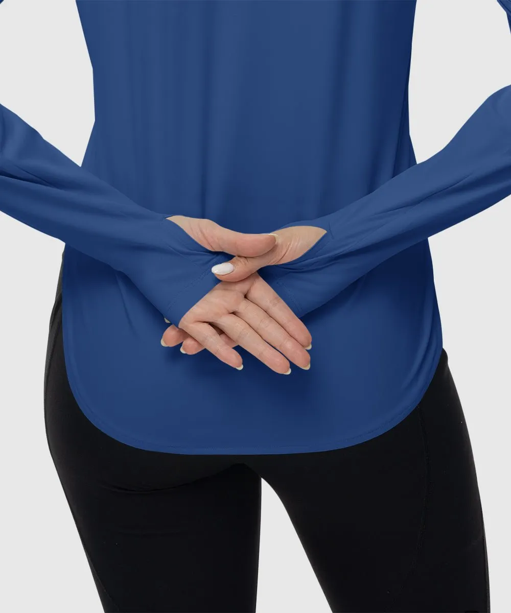 Women's Quarter Zip Sun Protection Garment