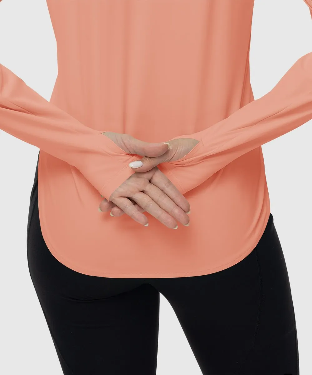 Women's Quarter Zip Sun Protection Garment