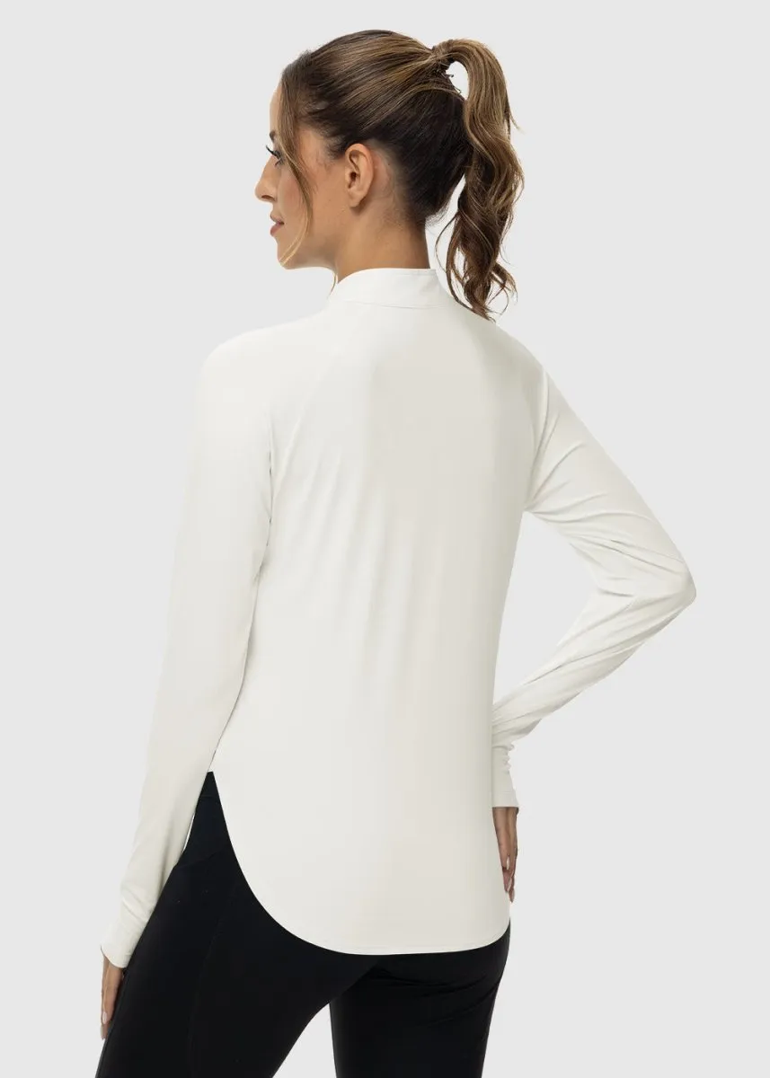 Women's Quarter Zip Sun Protection Garment