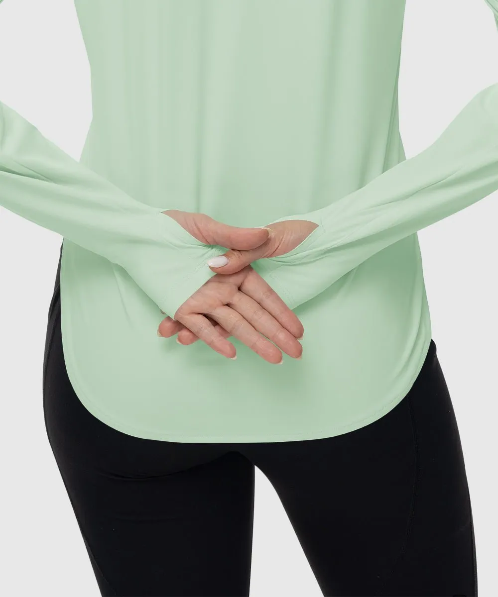 Women's Quarter Zip Sun Protection Garment