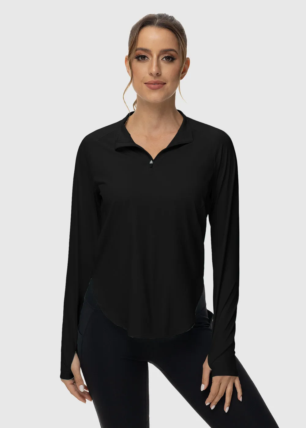 Women's Quarter Zip Sun Protection Garment