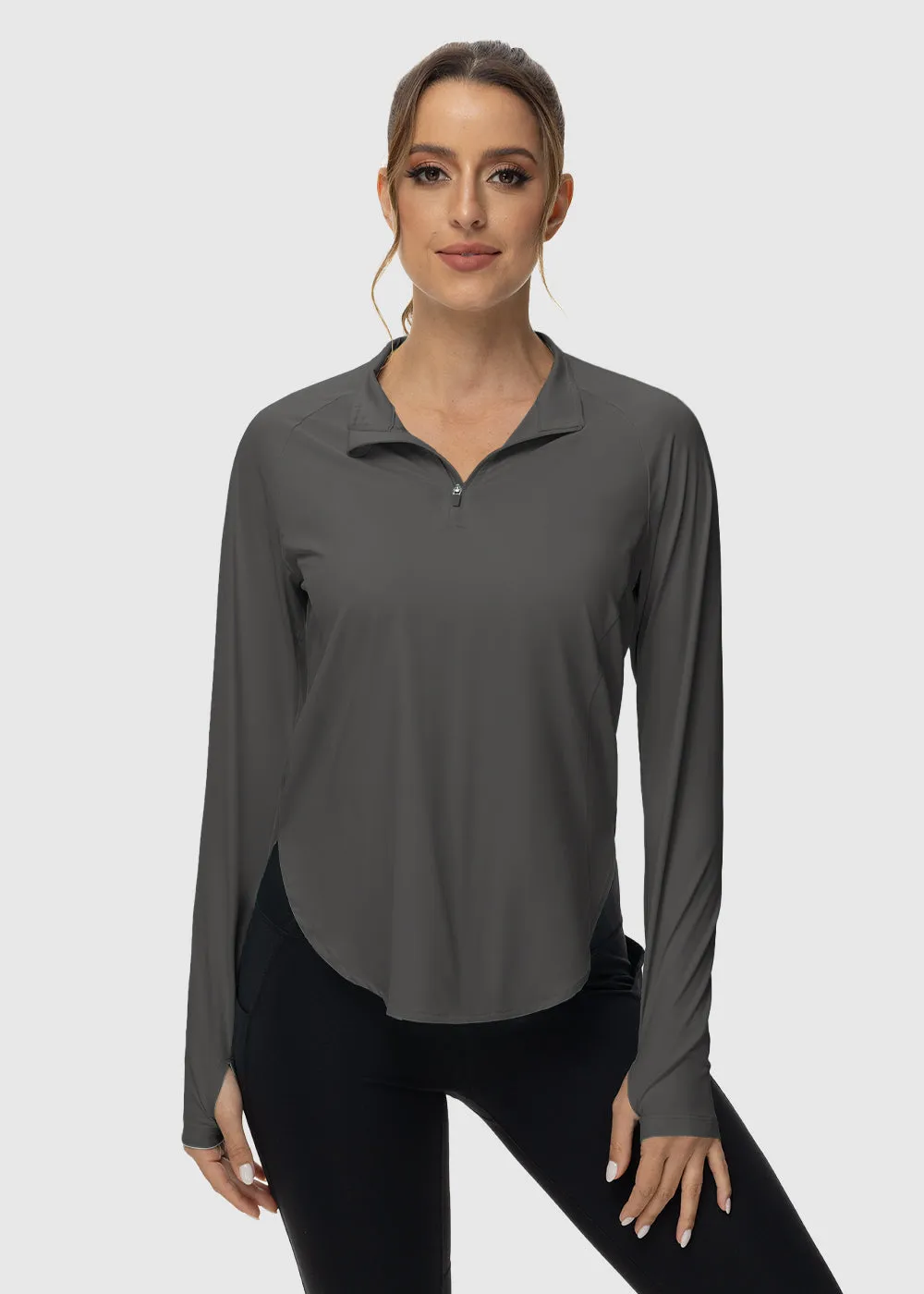 Women's Quarter Zip Sun Protection Garment
