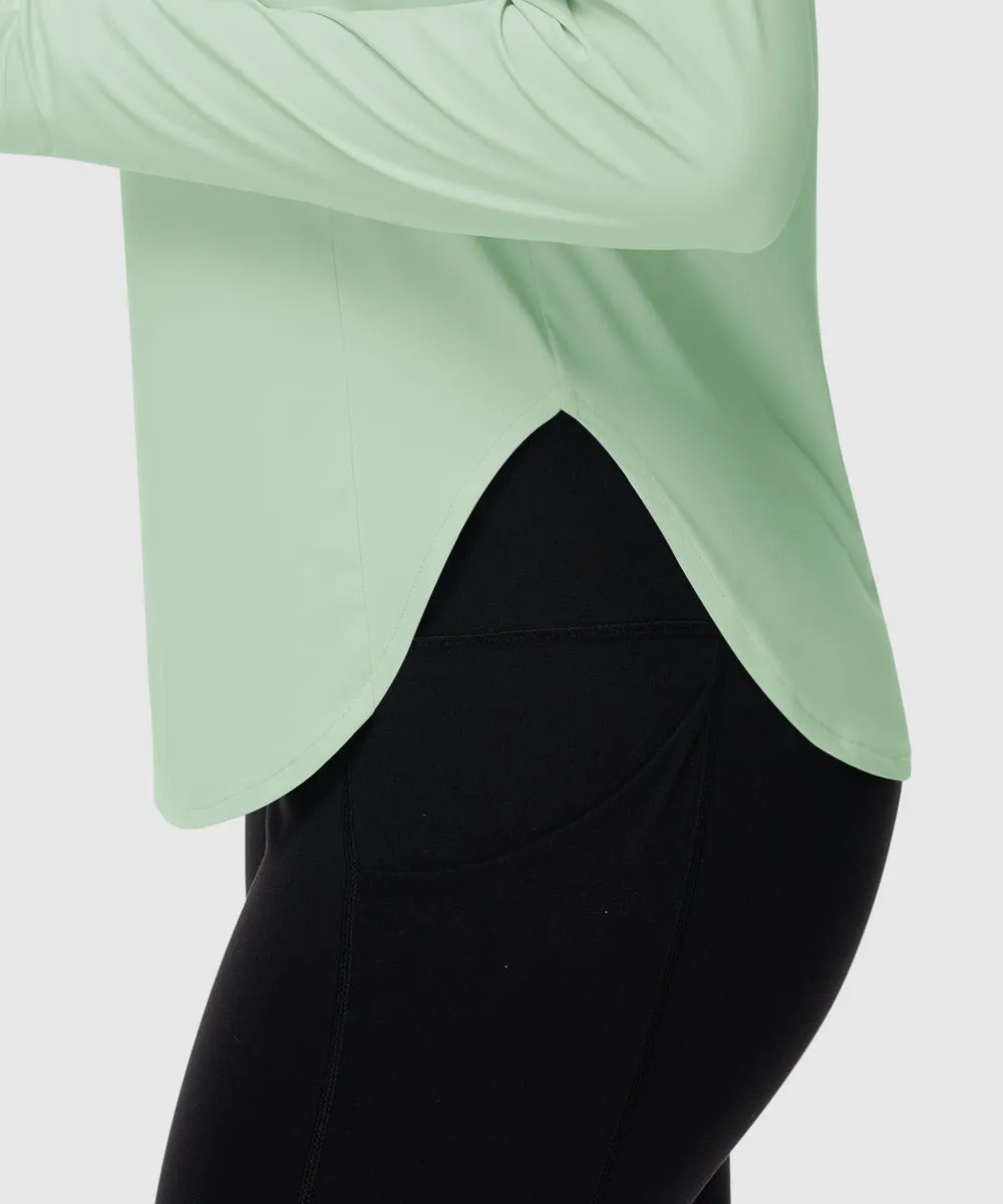 Women's Quarter Zip Sun Protection Garment