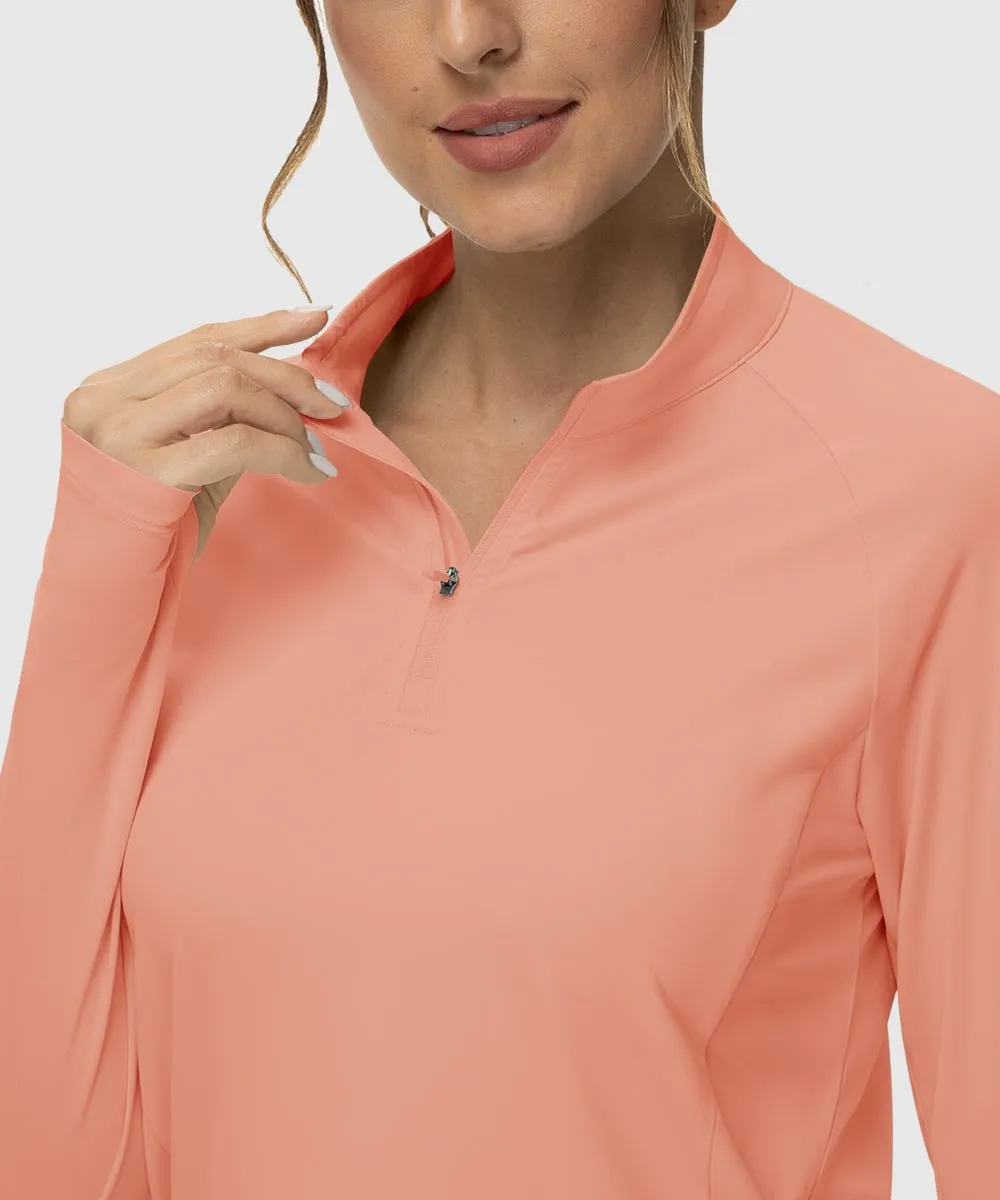 Women's Quarter Zip Sun Protection Garment