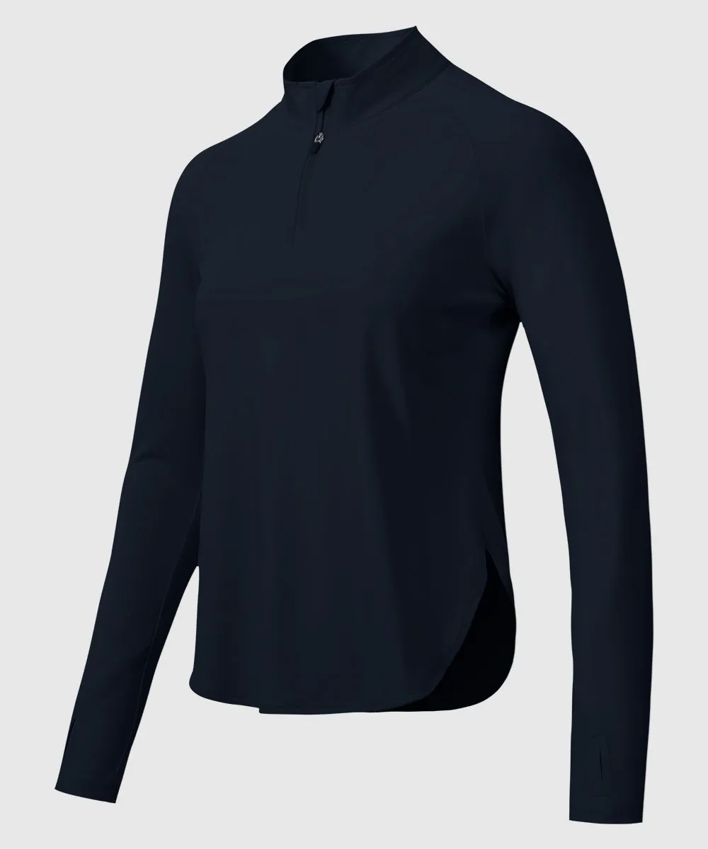 Women's Quarter Zip Sun Protection Garment