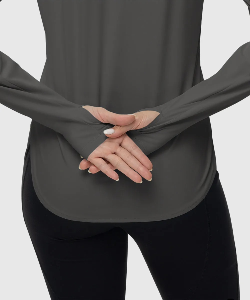 Women's Quarter Zip Sun Protection Garment