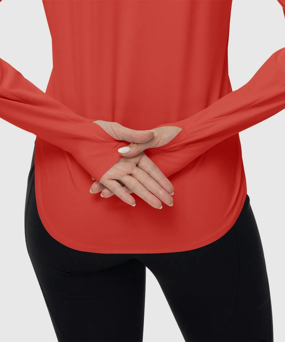 Women's Quarter Zip Sun Protection Garment