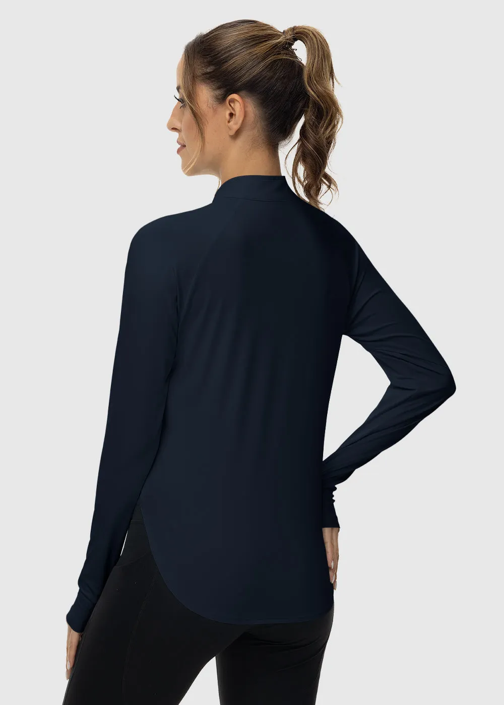 Women's Quarter Zip Sun Protection Garment