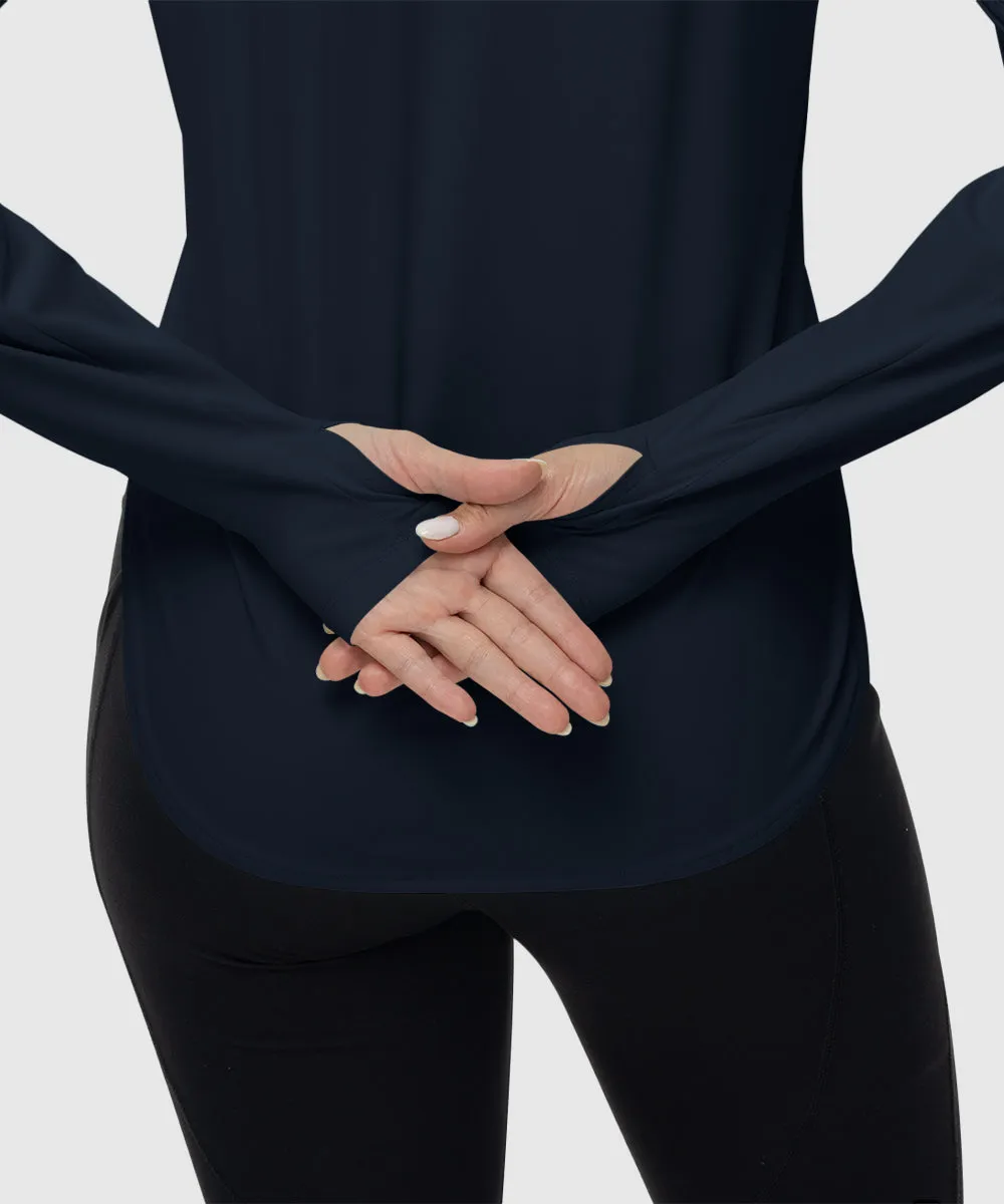 Women's Quarter Zip Sun Protection Garment