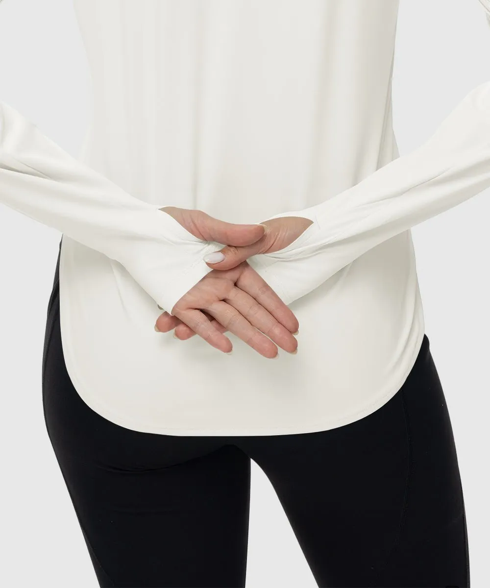 Women's Quarter Zip Sun Protection Garment
