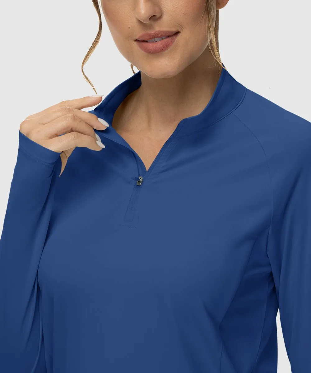 Women's Quarter Zip Sun Protection Garment