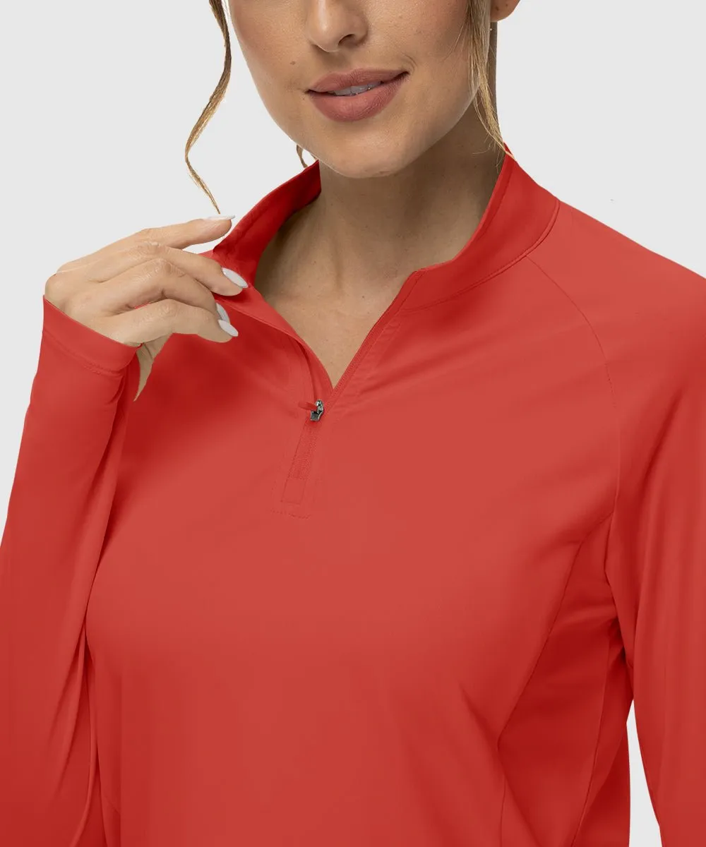 Women's Quarter Zip Sun Protection Garment